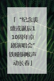 “纪念裘盛戎诞辰110周年京剧演唱会”铁嗓铜喉声动长春