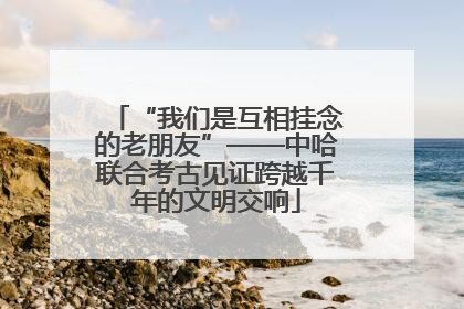 “我们是互相挂念的老朋友”——中哈联合考古见证跨越千年的文明交响