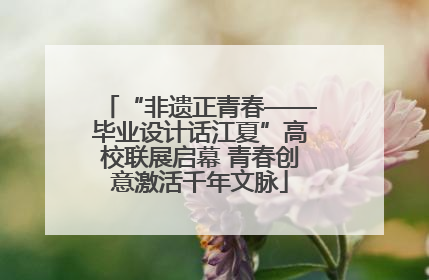 “非遗正青春——毕业设计话江夏”高校联展启幕 青春创意激活千年文脉