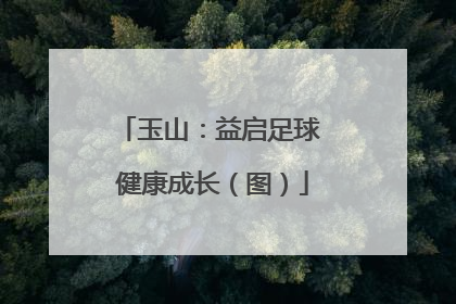 玉山：益启足球 健康成长（图）