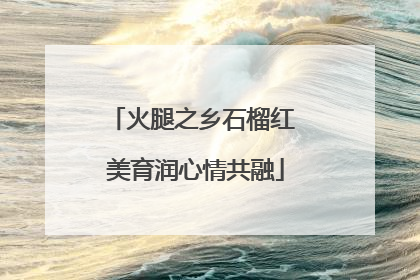 火腿之乡石榴红 美育润心情共融