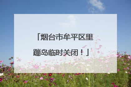 烟台市牟平区里蹦岛临时关闭！