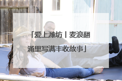 爱上潍坊丨麦浪翻涌里写满丰收故事