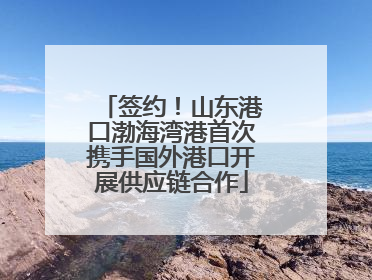 签约！山东港口渤海湾港首次携手国外港口开展供应链合作