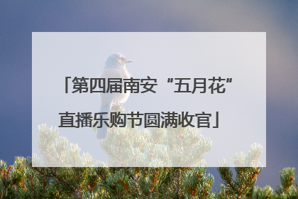 第四届南安“五月花”直播乐购节圆满收官
