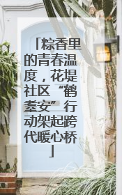 粽香里的青春温度，花堤社区“鹤耋安”行动架起跨代暖心桥