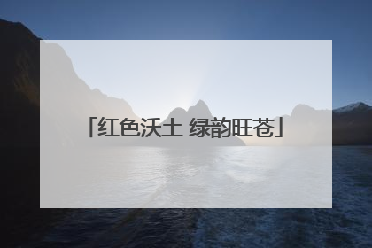 红色沃土 绿韵旺苍