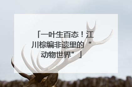一叶生百态！江川棕编非遗里的“动物世界”