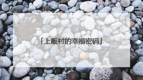 上畈村的幸福密码