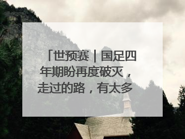 世预赛｜国足四年期盼再度破灭，走过的路，有太多的“意难平”