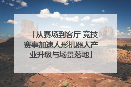 从赛场到客厅 竞技赛事加速人形机器人产业升级与场景落地