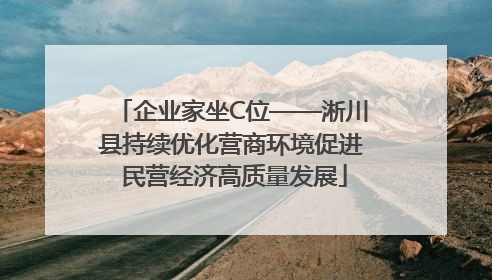 企业家坐C位——淅川县持续优化营商环境促进 民营经济高质量发展