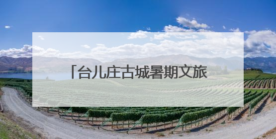 台儿庄古城暑期文旅“焕新” 四大维度解锁运河夏日奇遇