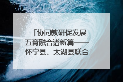 协同教研促发展 五育融合谱新篇——怀宁县、太湖县联合教研活动在月山镇中心学校成功举办