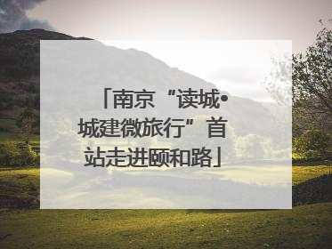 南京“读城•城建微旅行”首站走进颐和路