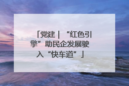 党建｜“红色引擎”助民企发展驶入“快车道”