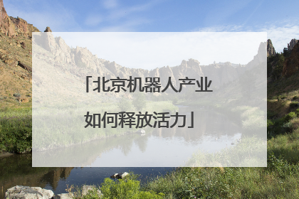 北京机器人产业如何释放活力