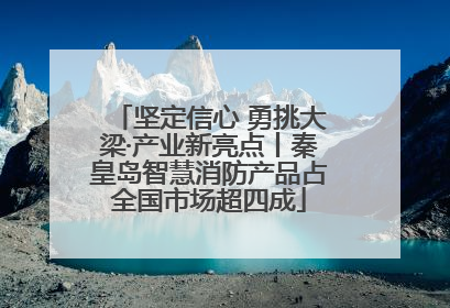 坚定信心 勇挑大梁·产业新亮点丨秦皇岛智慧消防产品占全国市场超四成