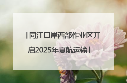同江口岸西部作业区开启2025年夏航运输