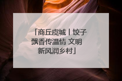 商丘虞城丨饺子飘香传温情 文明新风润乡村
