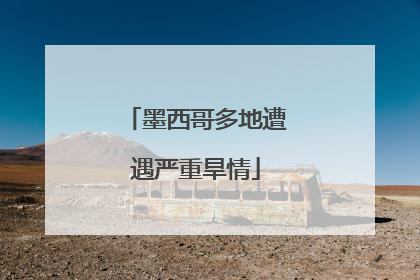 墨西哥多地遭遇严重旱情