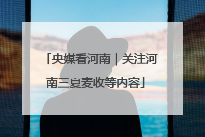 央媒看河南｜关注河南三夏麦收等内容