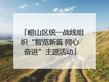 崂山区统一战线组织“智览新篇 同心奋进”主题活动