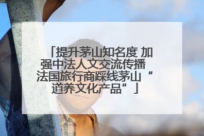 提升茅山知名度 加强中法人文交流传播 法国旅行商踩线茅山“道养文化产品”