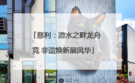 慈利：澧水之畔龙舟竞 非遗焕新展风华