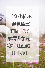 文化传承+视觉盛宴 首届“客家舞龙争霸赛”江西赣县举办