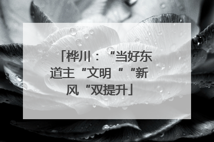 桦川：“当好东道主“文明““新风“双提升
