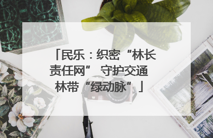 民乐：织密“林长责任网” 守护交通林带“绿动脉”
