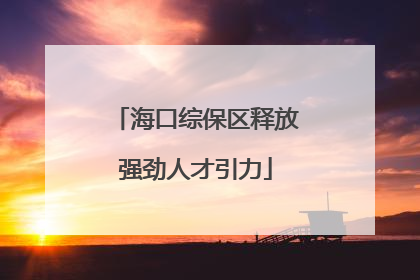 海口综保区释放强劲人才引力