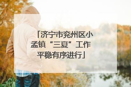 济宁市兖州区小孟镇“三夏”工作平稳有序进行