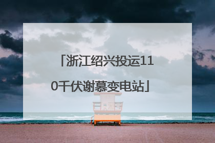 浙江绍兴投运110千伏谢慕变电站