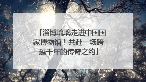 淄博琉璃走进中国国家博物馆！共赴一场跨越千年的传奇之约