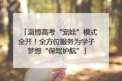 淄博高考“宠娃”模式全开！全方位服务为学子梦想“保驾护航”