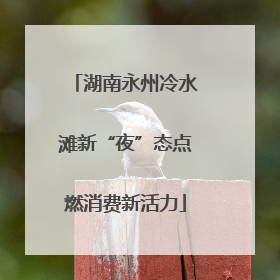 湖南永州冷水滩新“夜”态点燃消费新活力