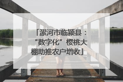 漯河市临颍县：“数字化”樱桃大棚助推农户增收