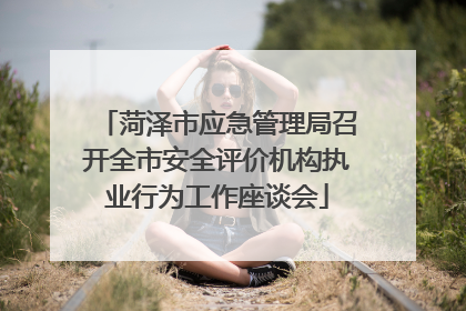 菏泽市应急管理局召开全市安全评价机构执业行为工作座谈会