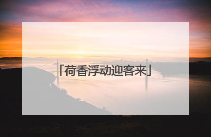 荷香浮动迎客来