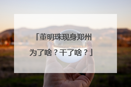 董明珠现身郑州 为了啥？干了啥？
