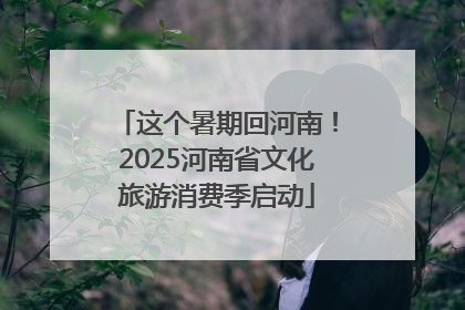 这个暑期回河南！2025河南省文化旅游消费季启动