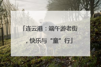 连云港：端午游老街，快乐与“童”行