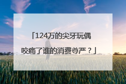 124万的尖牙玩偶 咬痛了谁的消费尊严？