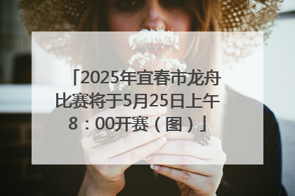 2025年宜春市龙舟比赛将于5月25日上午8：00开赛（图）