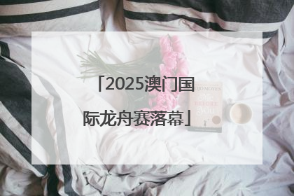 2025澳门国际龙舟赛落幕